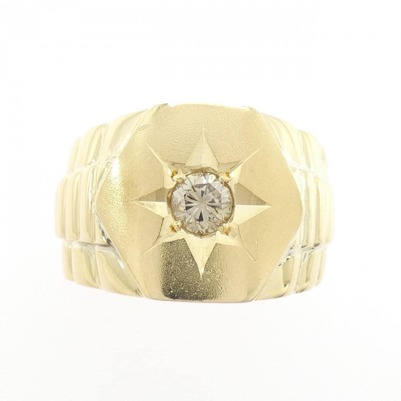 K18YG ダイヤモンド リング 0.45CT