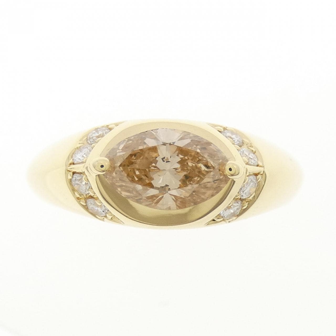 K18YG ダイヤモンド リング 1.003CT