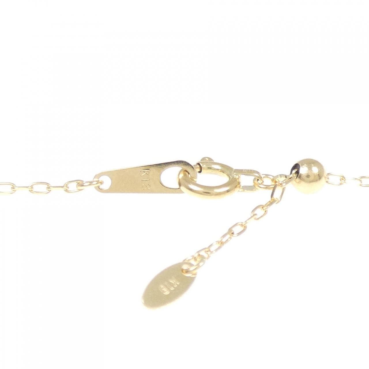 K18YG ダイヤモンド ネックレス 0.517CT F SI1 Good