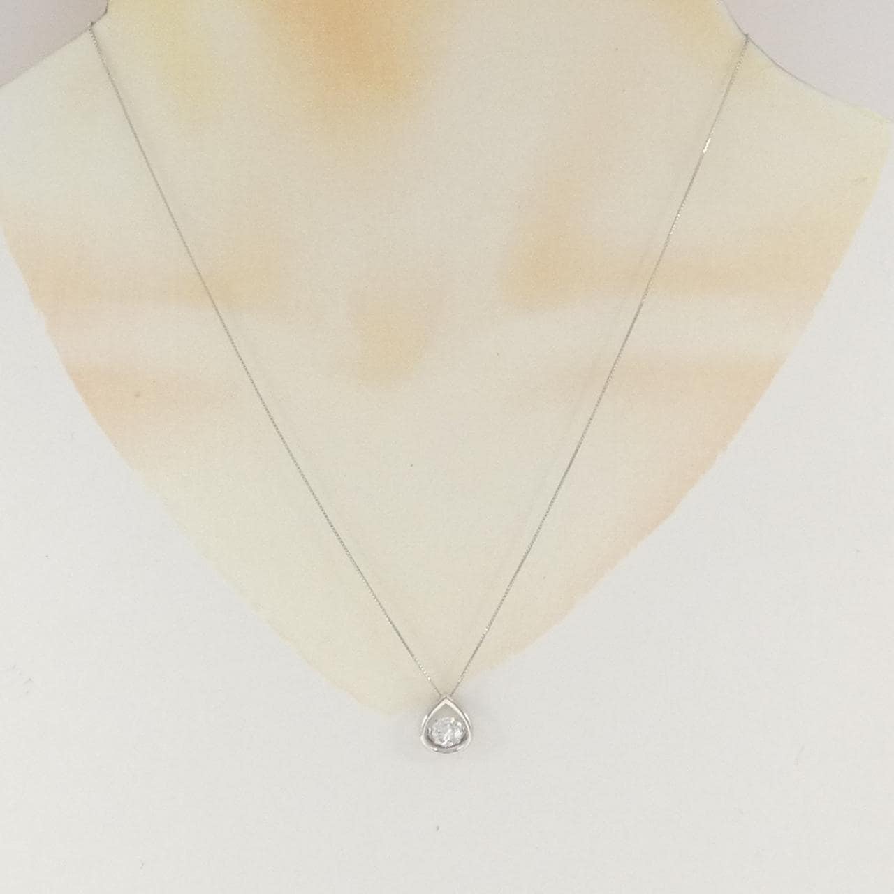 PT900/PT850 ダイヤモンド ネックレス 0.656CT