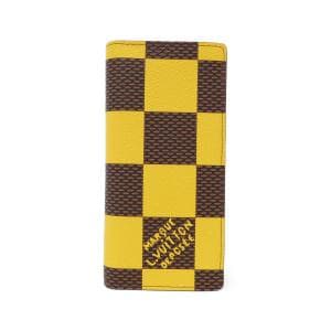 [未使用品] LOUIS VUITTON Damier Pop Portefeuille Brother N40541 皮夾