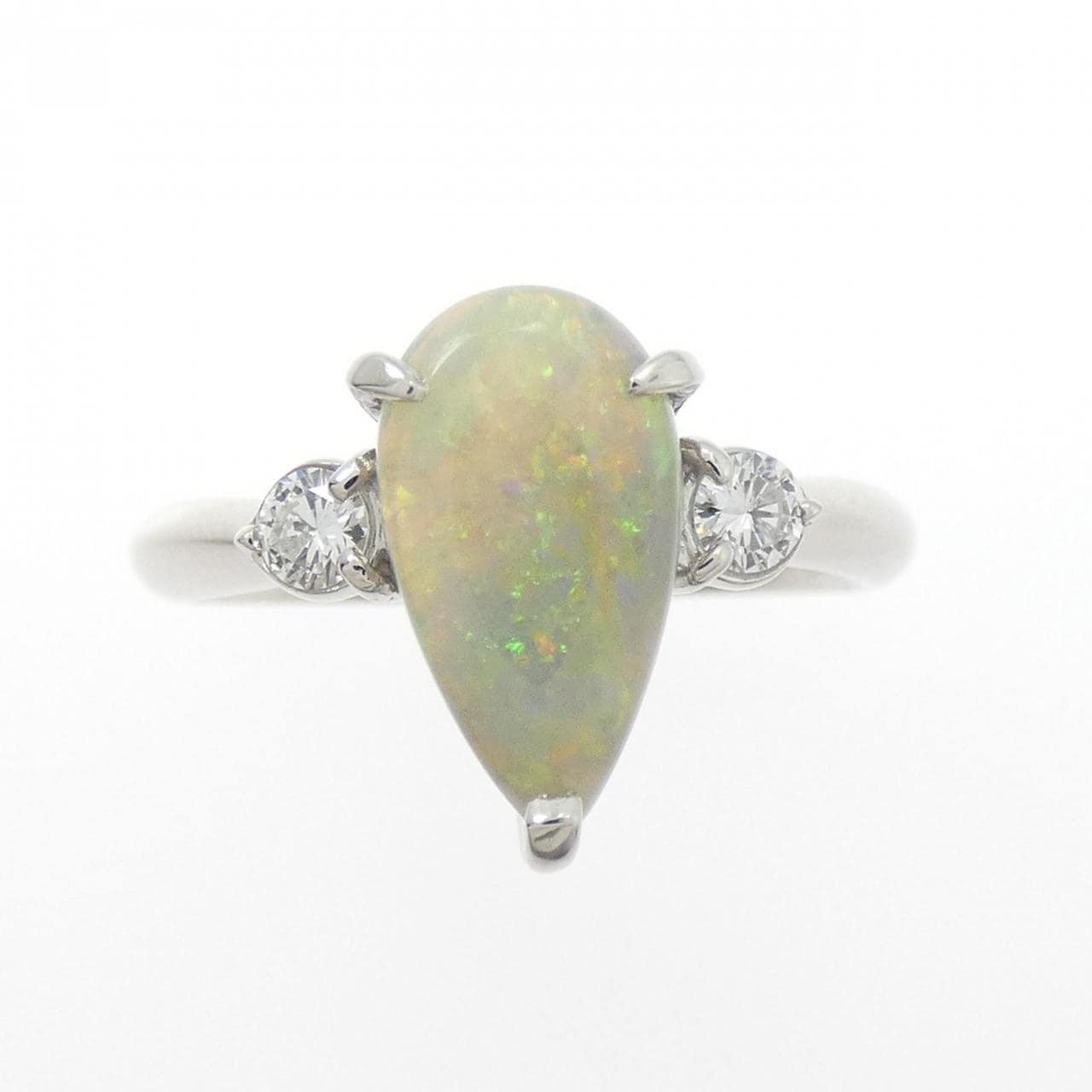 PT900 ブラックオパール リング 0.95CT