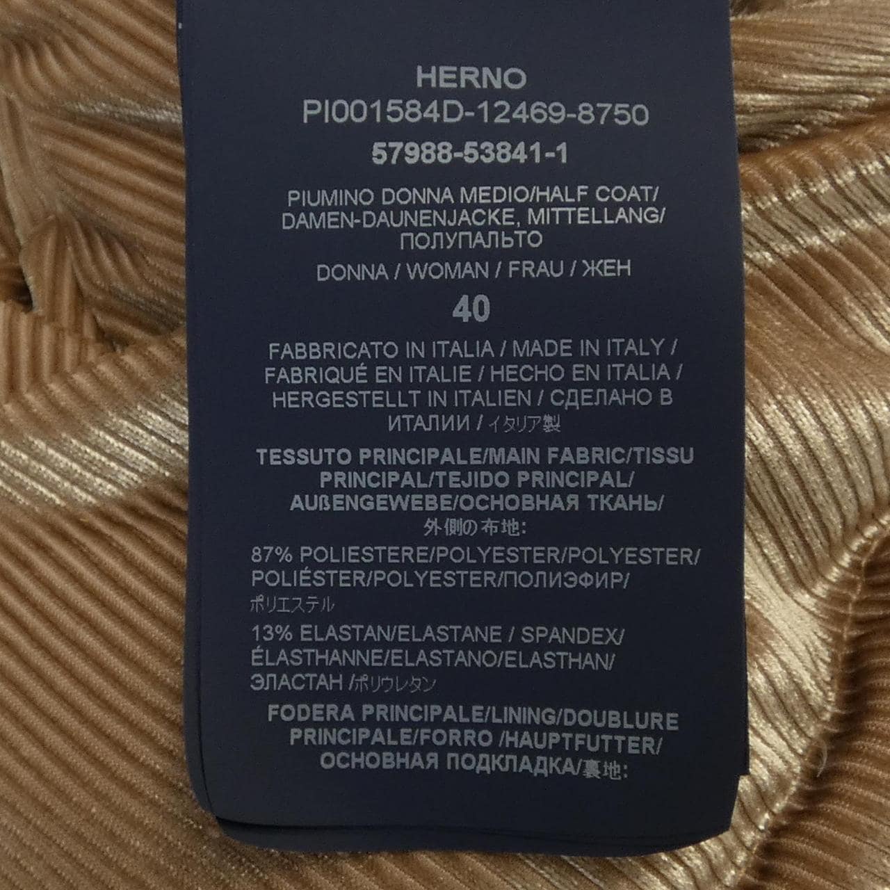 ヘルノ Herno PI001584D ダウンコート