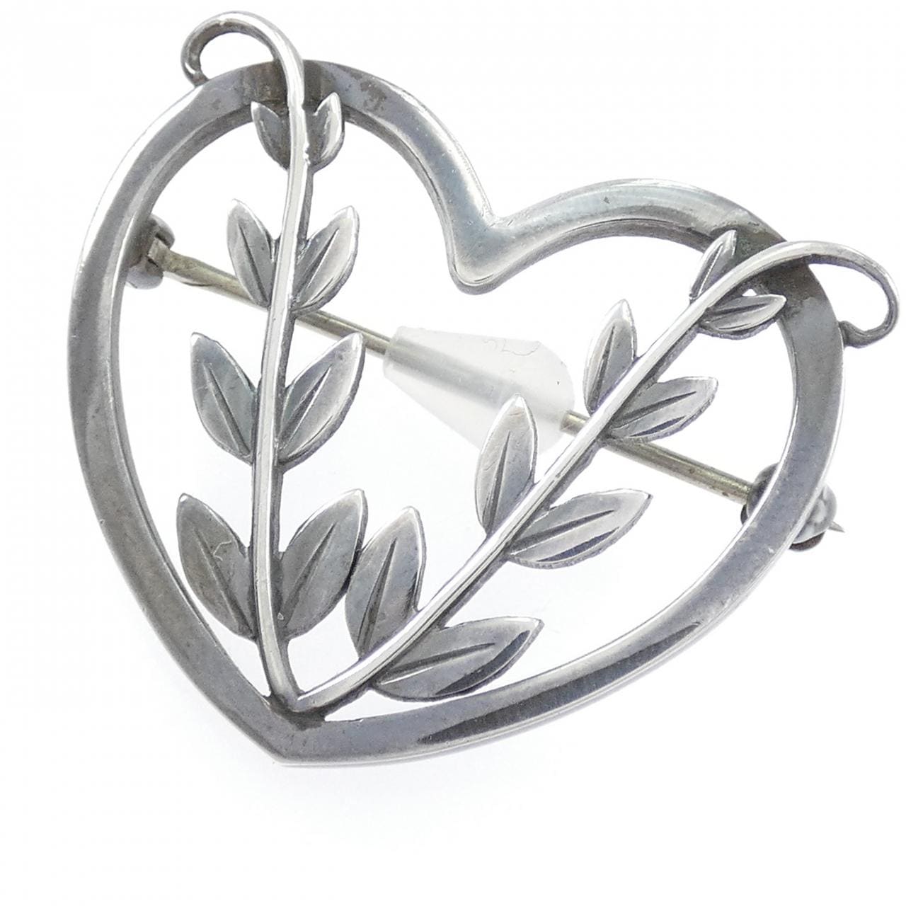 ジョージ ジェンセン 925 ハート ブローチ