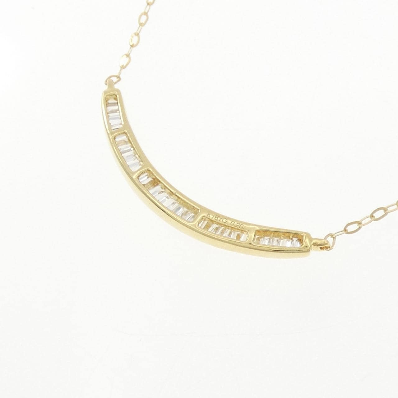 K18YG ダイヤモンド ネックレス 0.20CT