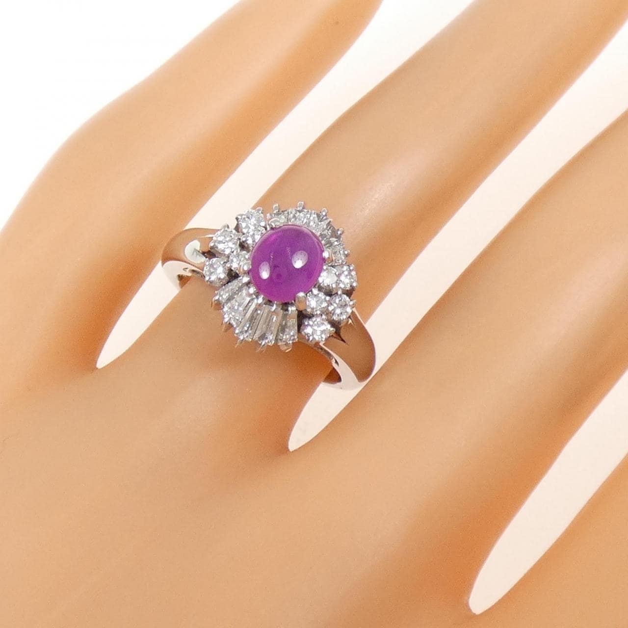 PM スタールビー リング 1.00CT