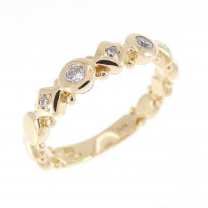 K18YG ダイヤモンド リング 0.14CT