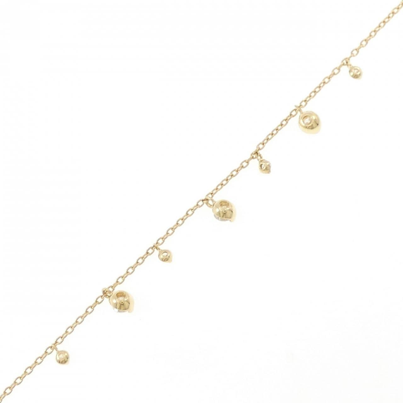 K18YG ダイヤモンド ブレスレット 0.26CT