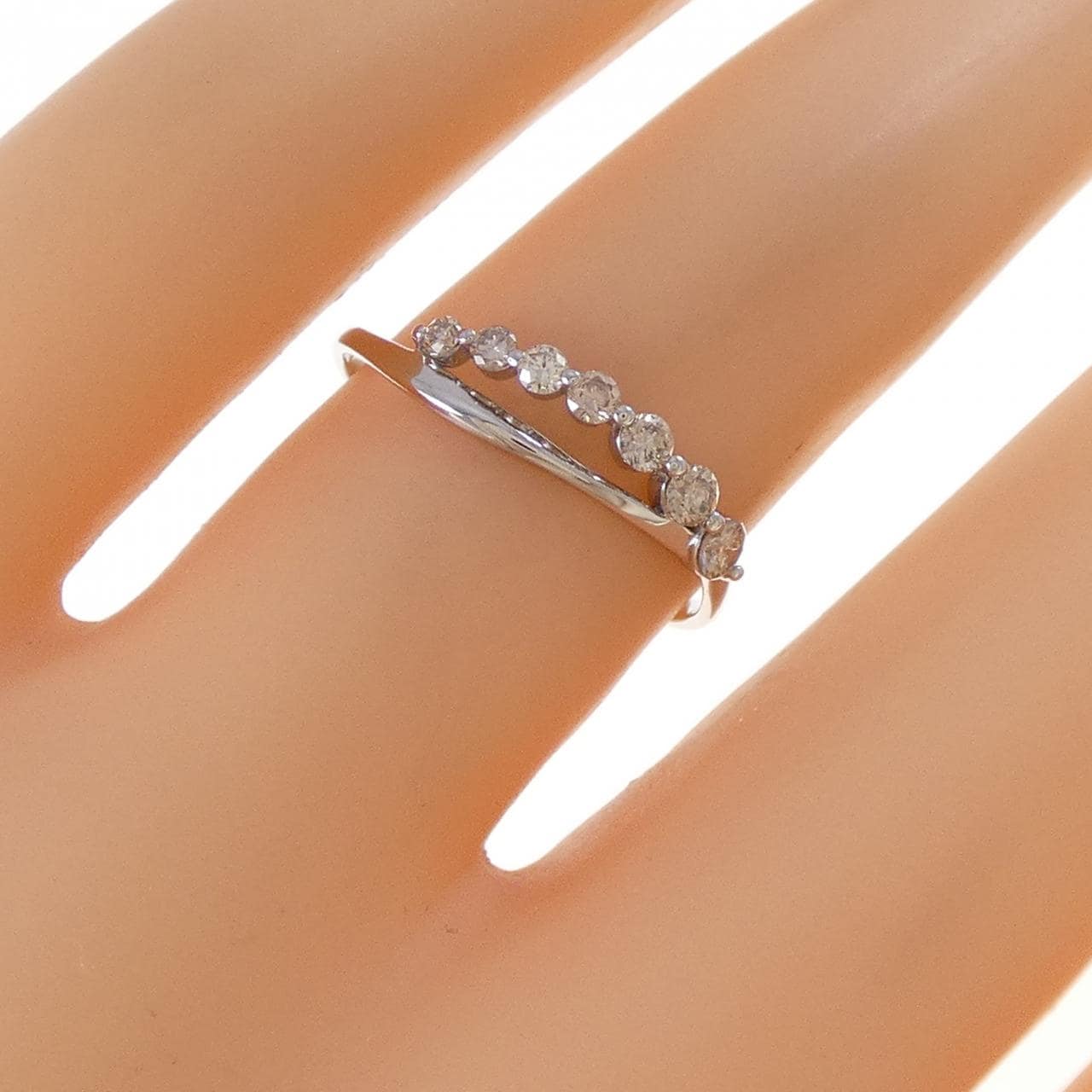 PT950 ダイヤモンド リング 0.20CT