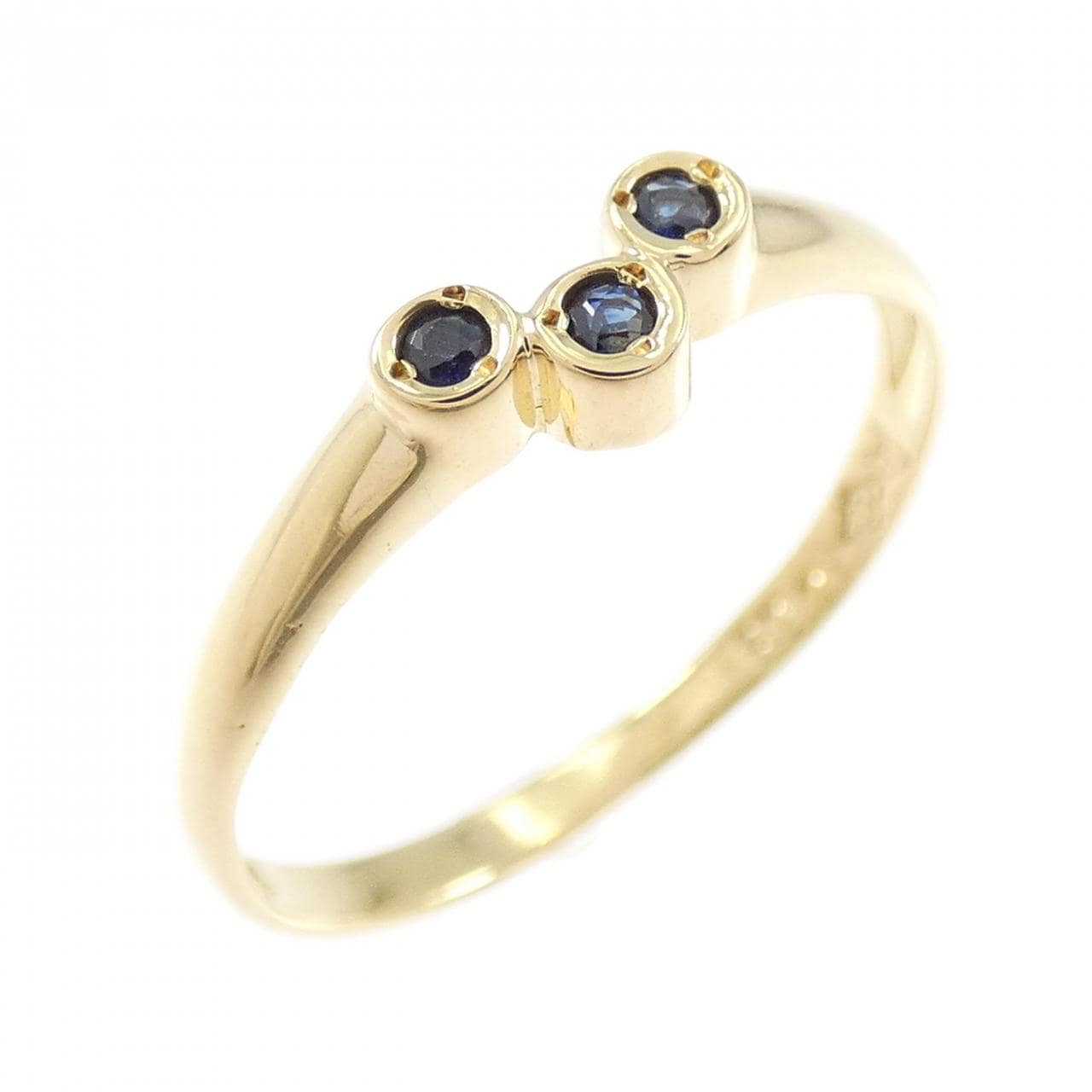 银座田中蓝宝石戒指0.08CT