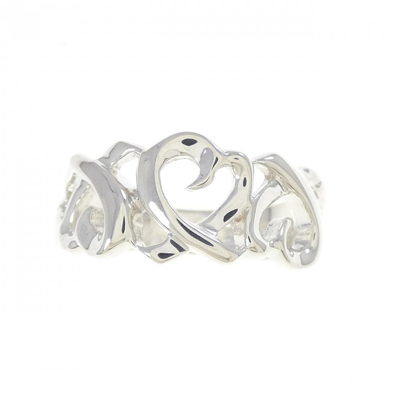 ティファニー トリプルラビングハート リング