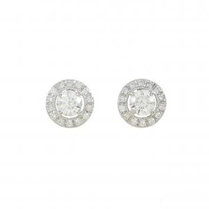 【リメイク】PT/ST ダイヤモンド ピアス 0.307CT 0.325CT E-F VVS2 3EXT H&C