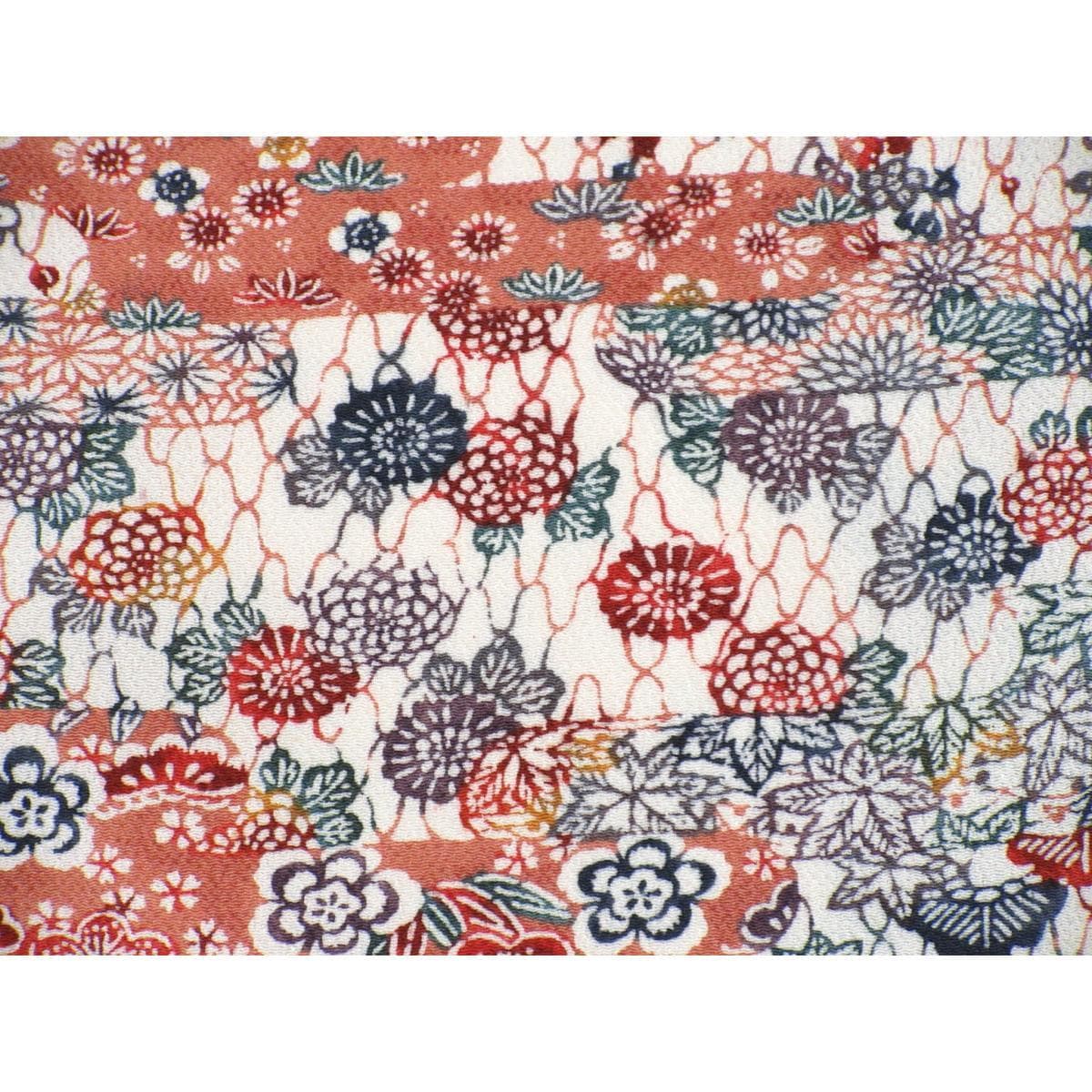 【未使用品】小紋　ちりめん