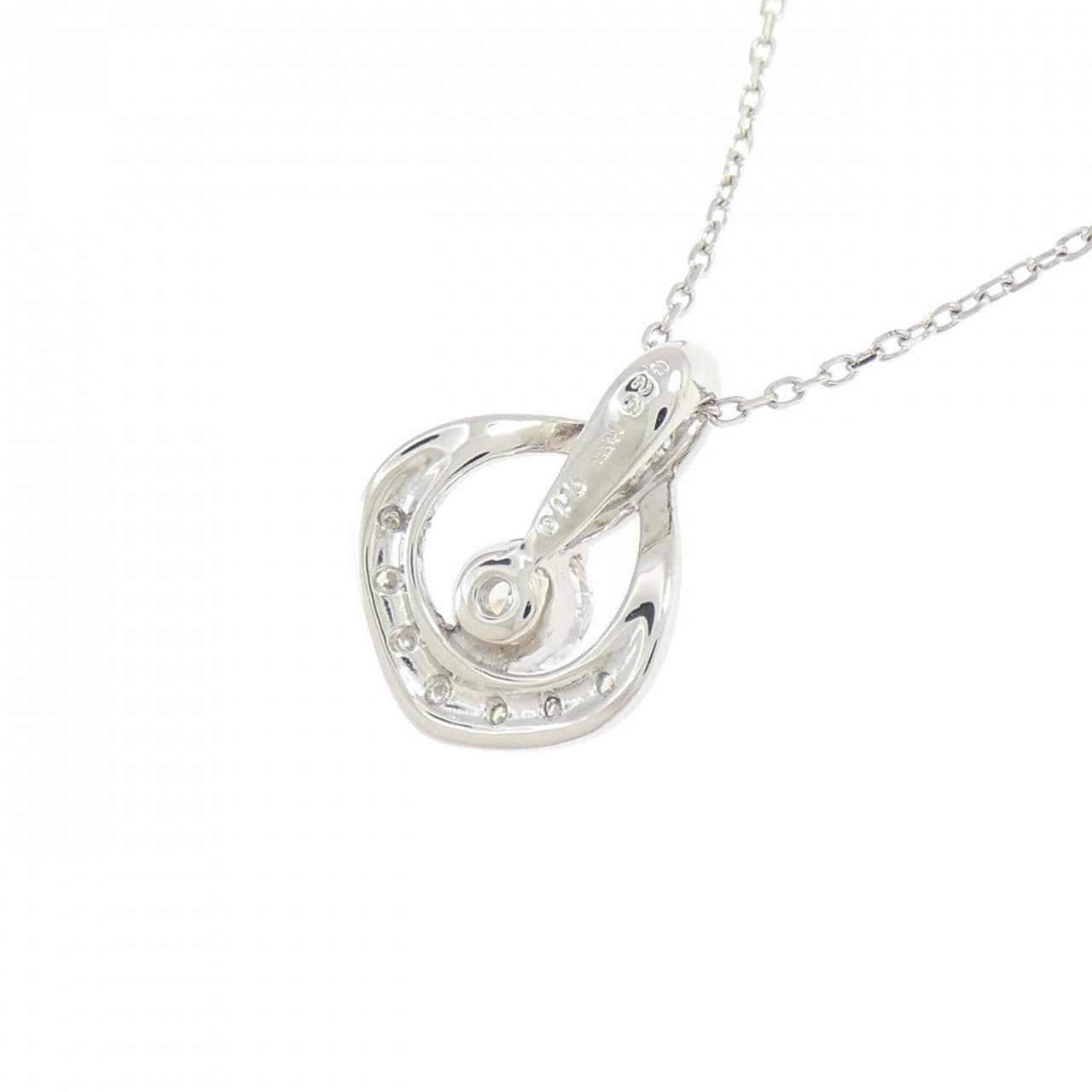 PT900/PT850 ダイヤモンド ネックレス 0.23CT