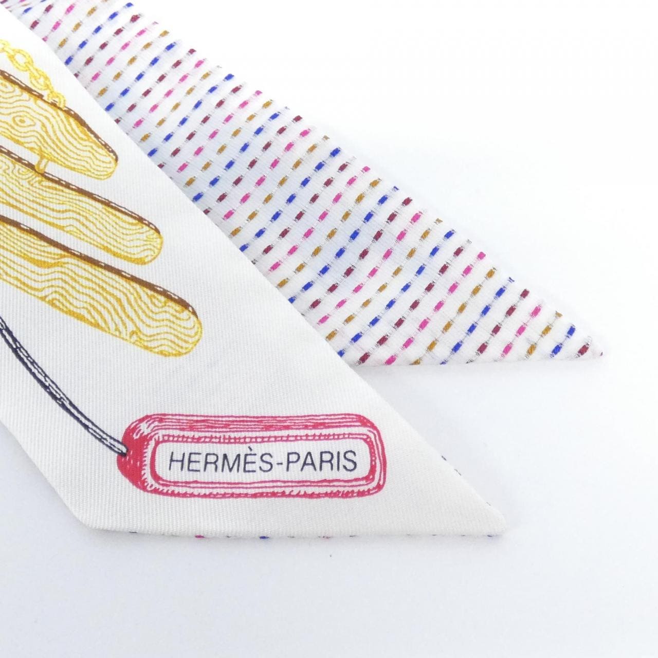 【未使用品】エルメス CHEVALOSCOPE NEON ツイリー ポワンティエ 853954S スカーフ