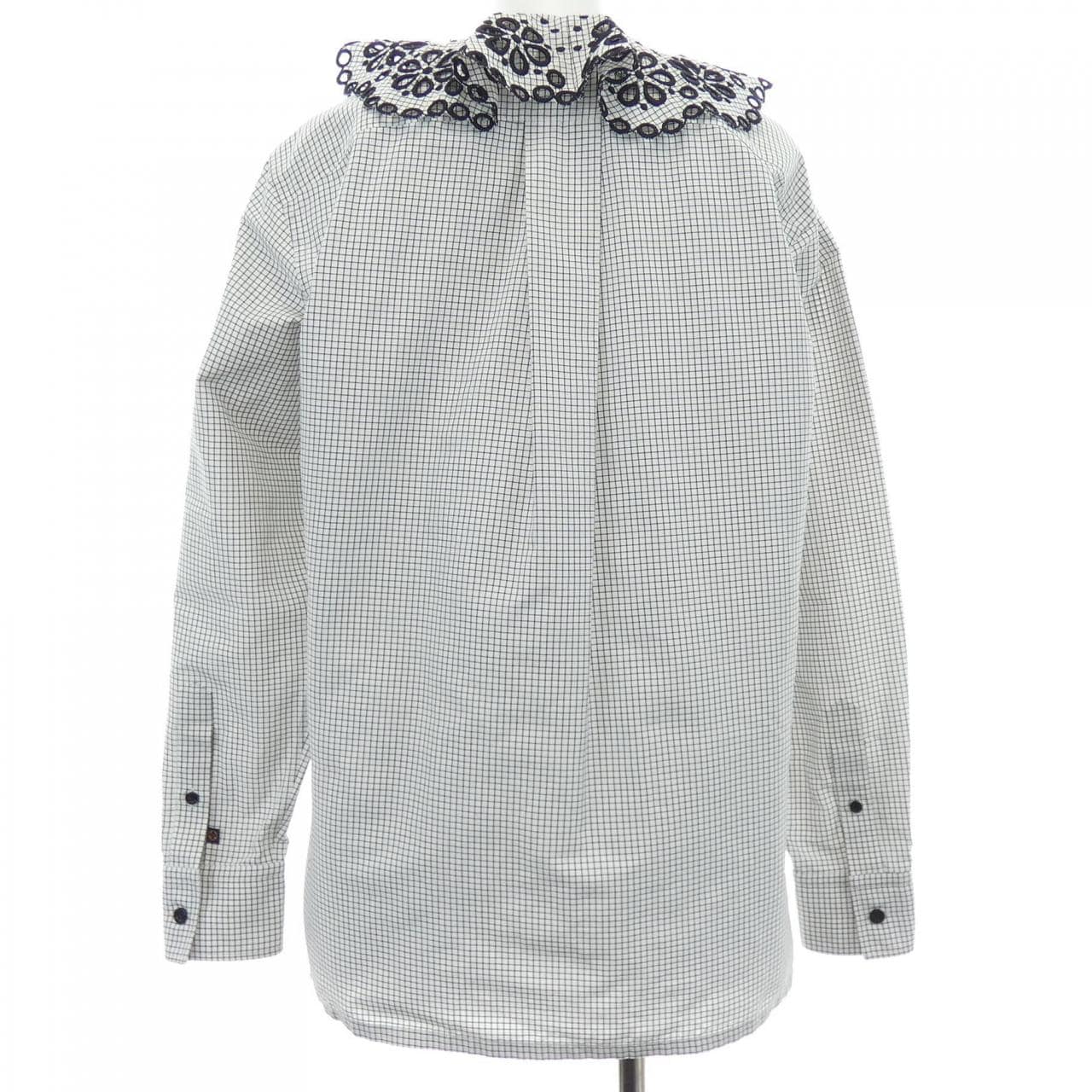 ルイヴィトン LOUIS VUITTON ブロデリーアングレーズカラーシャツ FOBB07TZ5 シャツ