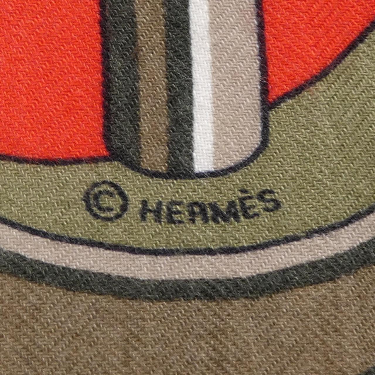 エルメス HERMES LES ROUES DE PHAETON 243538S カレジェアン140 ショール