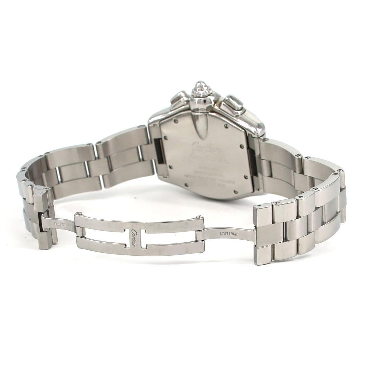 【ノーメンテナンス還元価格】カルティエ ロードスタークロノグラフXL W62007X6 SS 自動巻