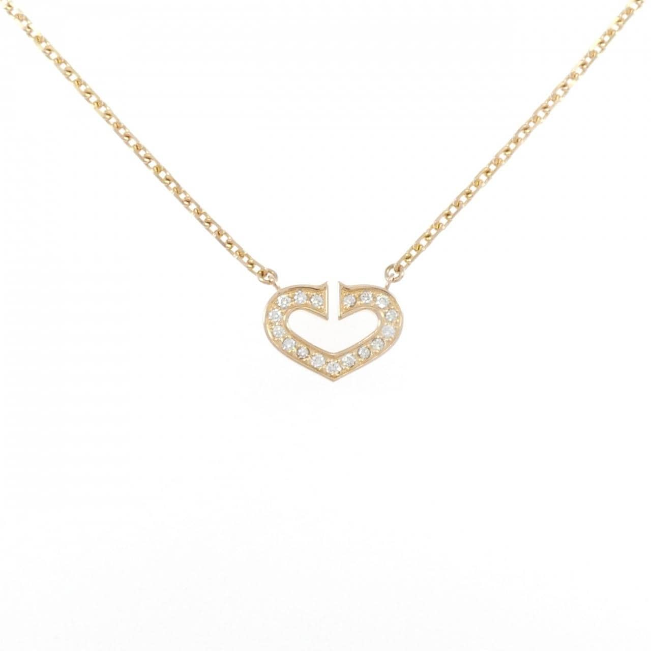 カルティエ Cハート ネックレス