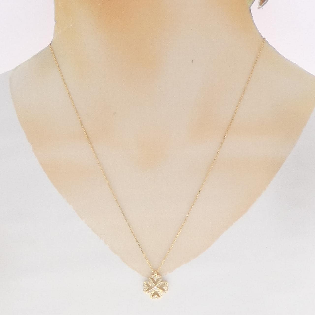 ヴァンドーム ダイヤモンド ネックレス 0.18CT