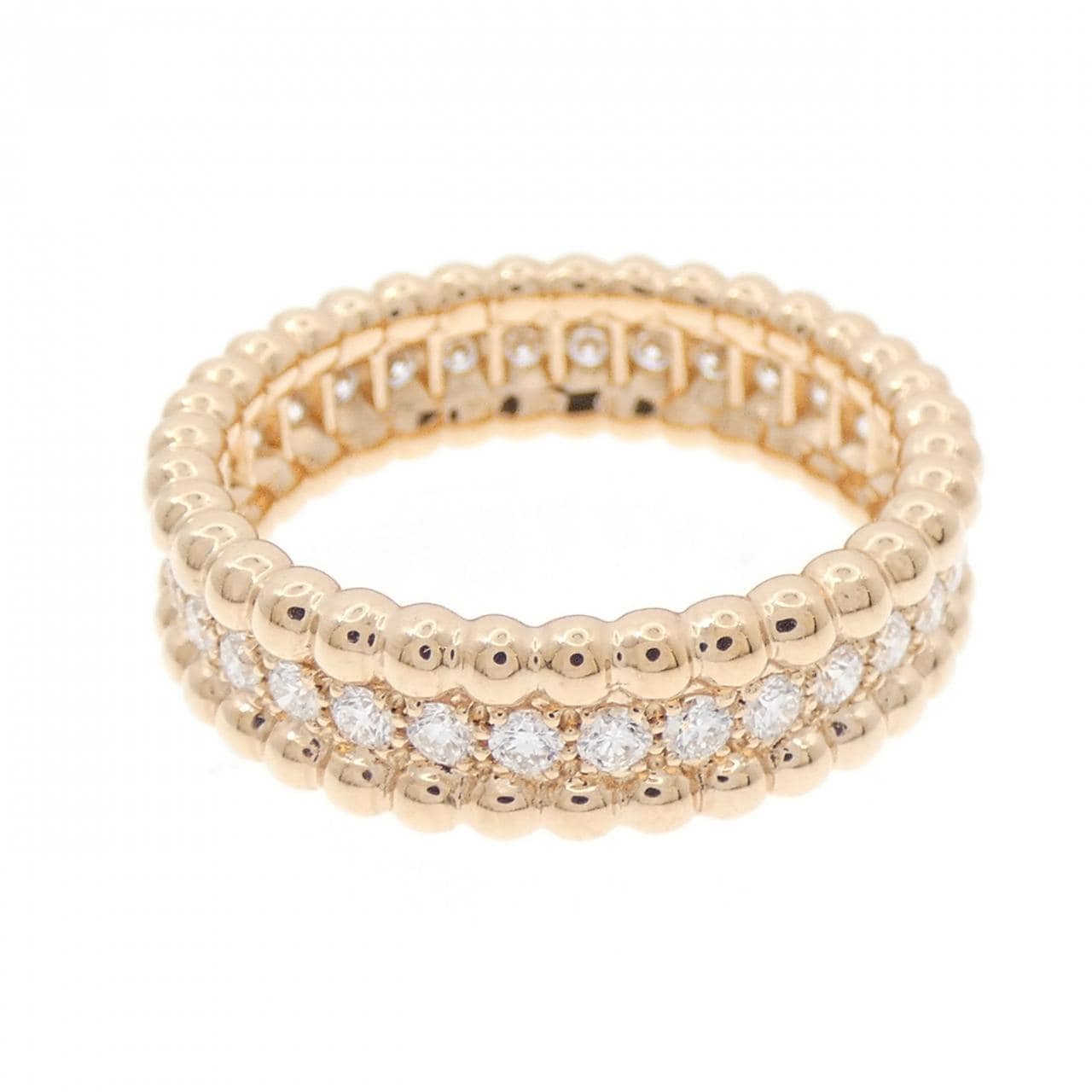 ヴァンクリーフ&アーペル ペルレ ダイヤモンド 1連モデル リング