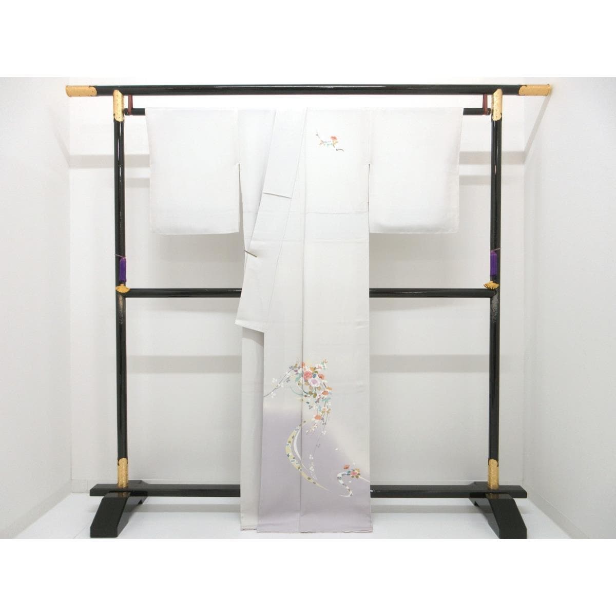 【未使用品】訪問着　友禅加工ボカシ染