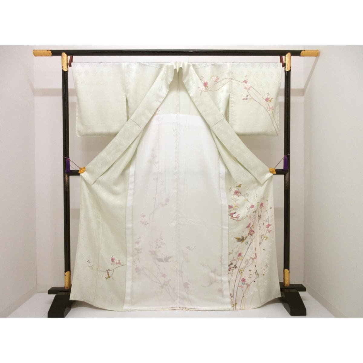 【新品】単衣　訪問着　友禅加工ボカシ染