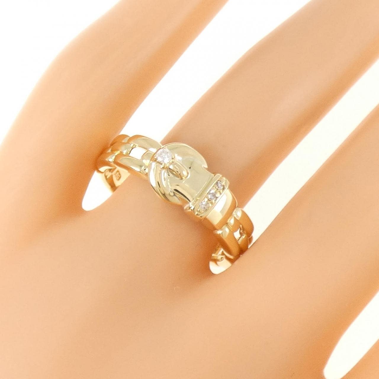 K18YG ダイヤモンド リング