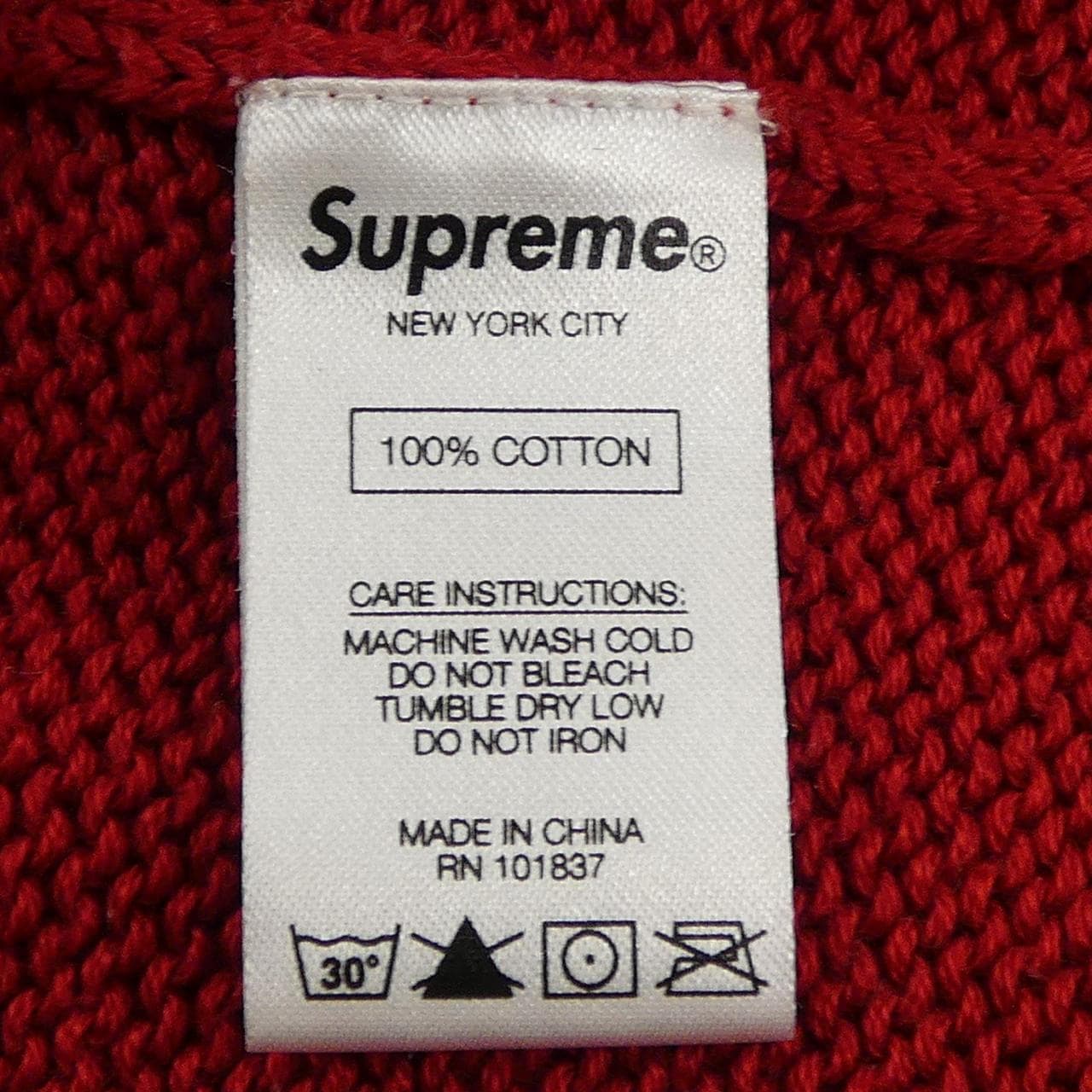 シュプリーム SUPREME Back Logo ニット
