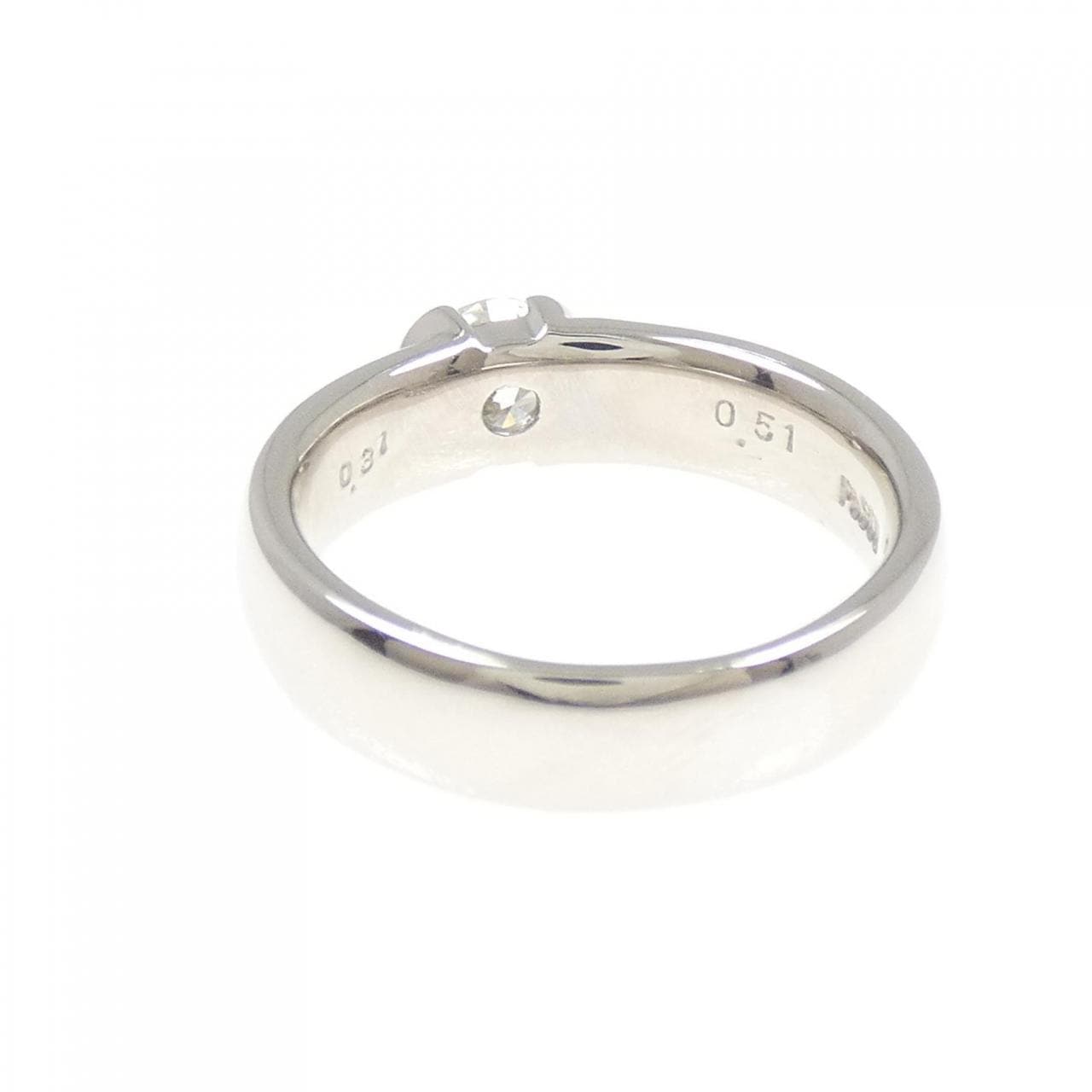 PT900 ダイヤモンド リング 0.51CT