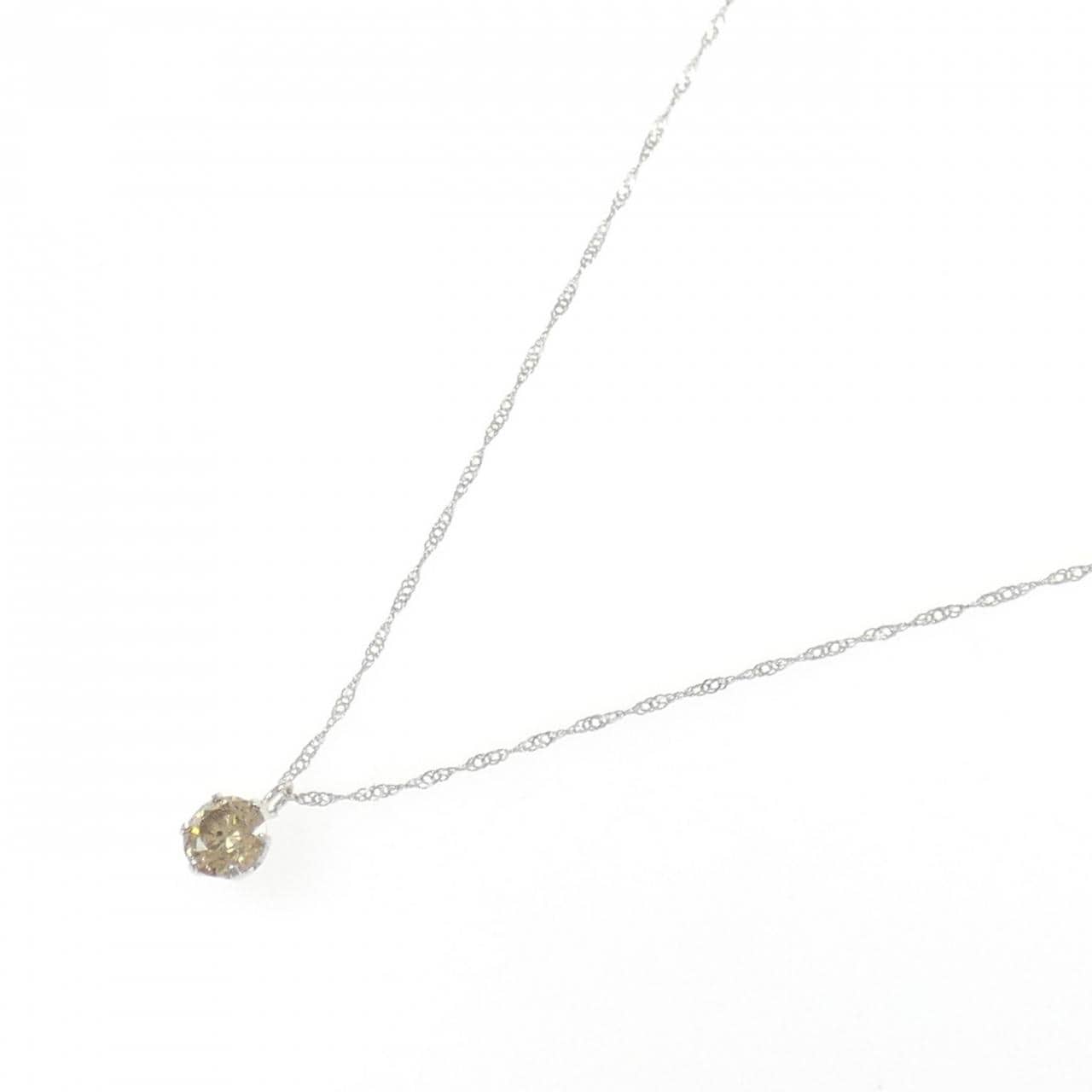 PT900/PT850 ダイヤモンド ネックレス 0.40CT