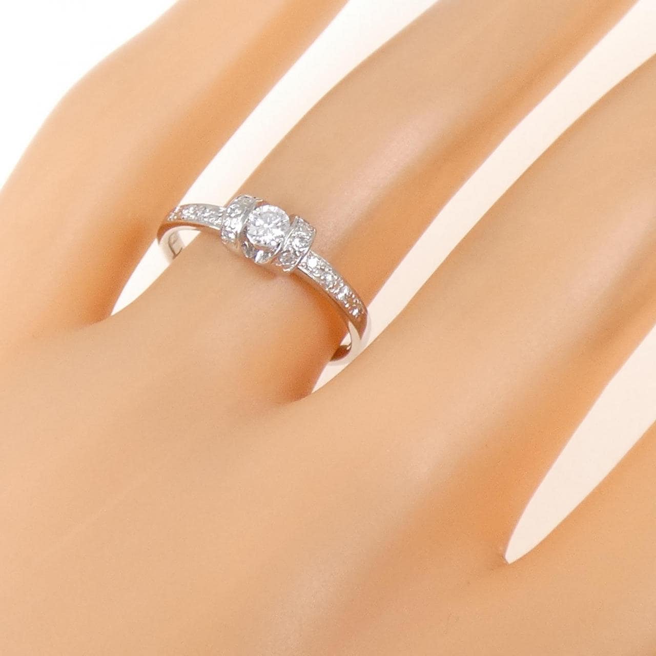 PT900 ダイヤモンド リング 0.11CT