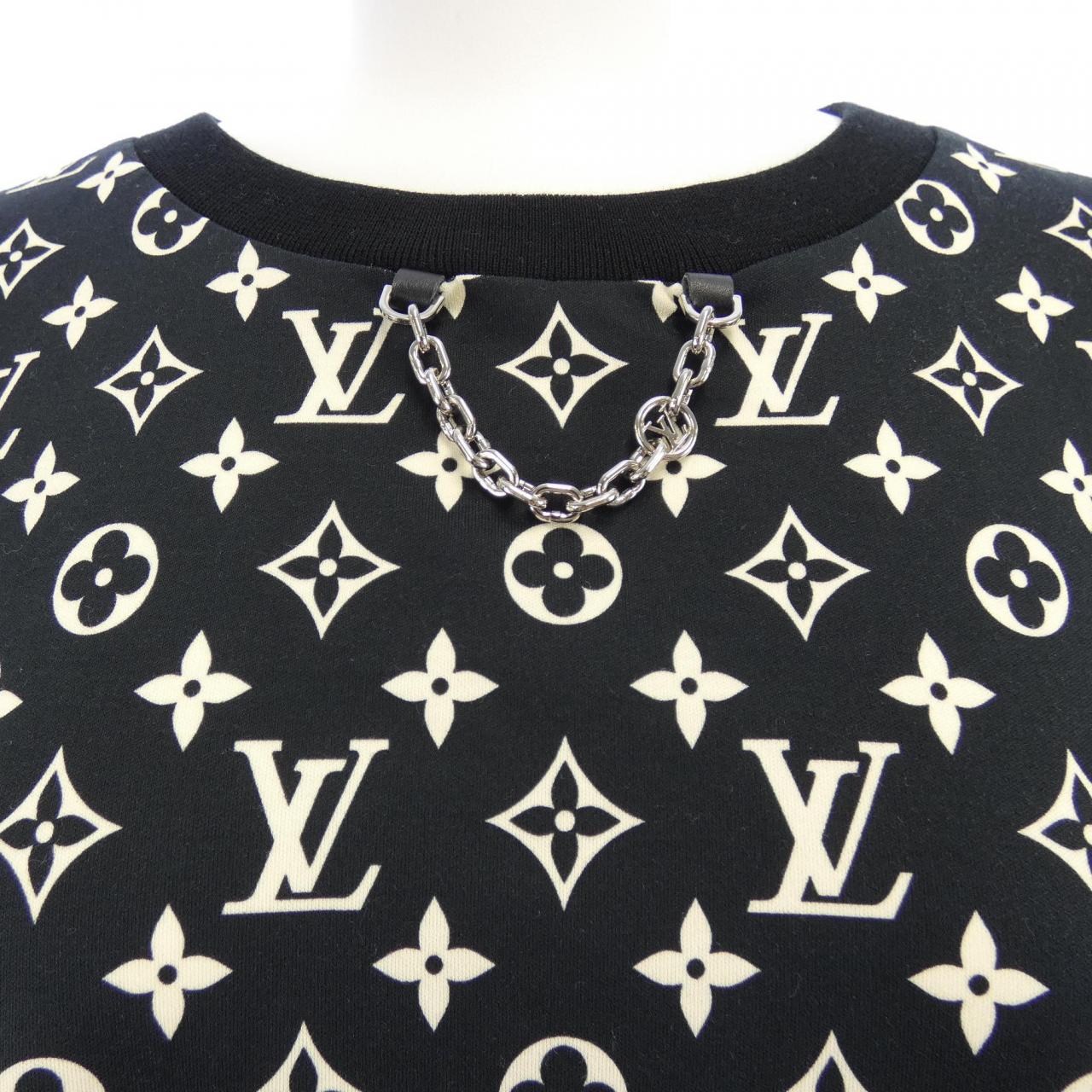 LOUIS VUITTON Vuitton Stripe Accent Monogram T-Shirt FNTS80TR1