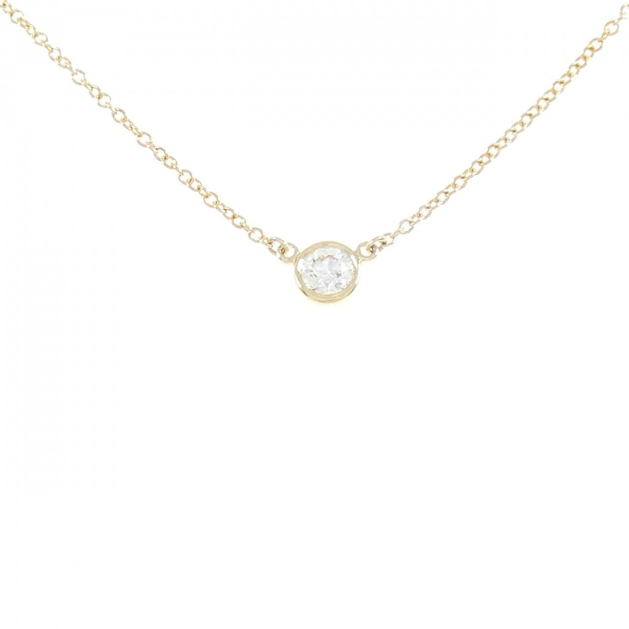 ティファニー バイザヤード ネックレス 0.20CT F VS1 EXT