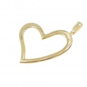 K18YG ハート ペンダント