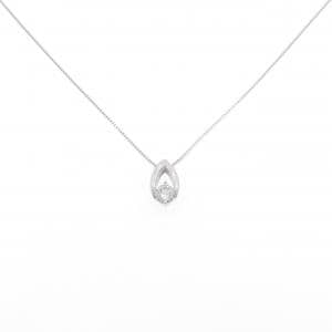 K18WG ダイヤモンド ネックレス 0.20CT