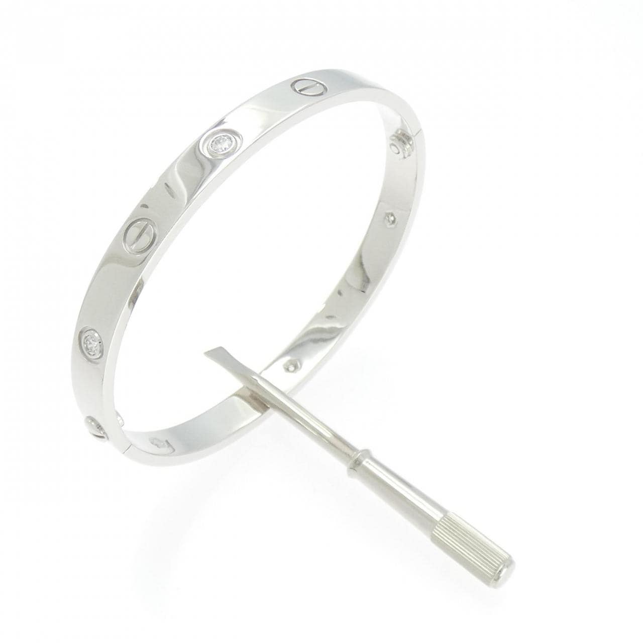 CARTIER LOVE手链half 钻石6P