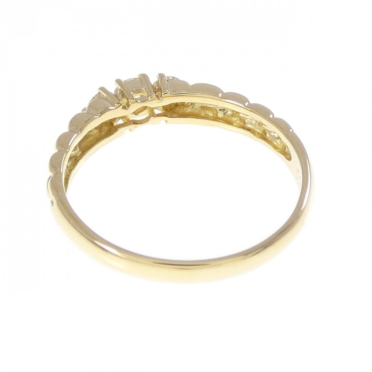 K18YG ダイヤモンド リング 0.25CT