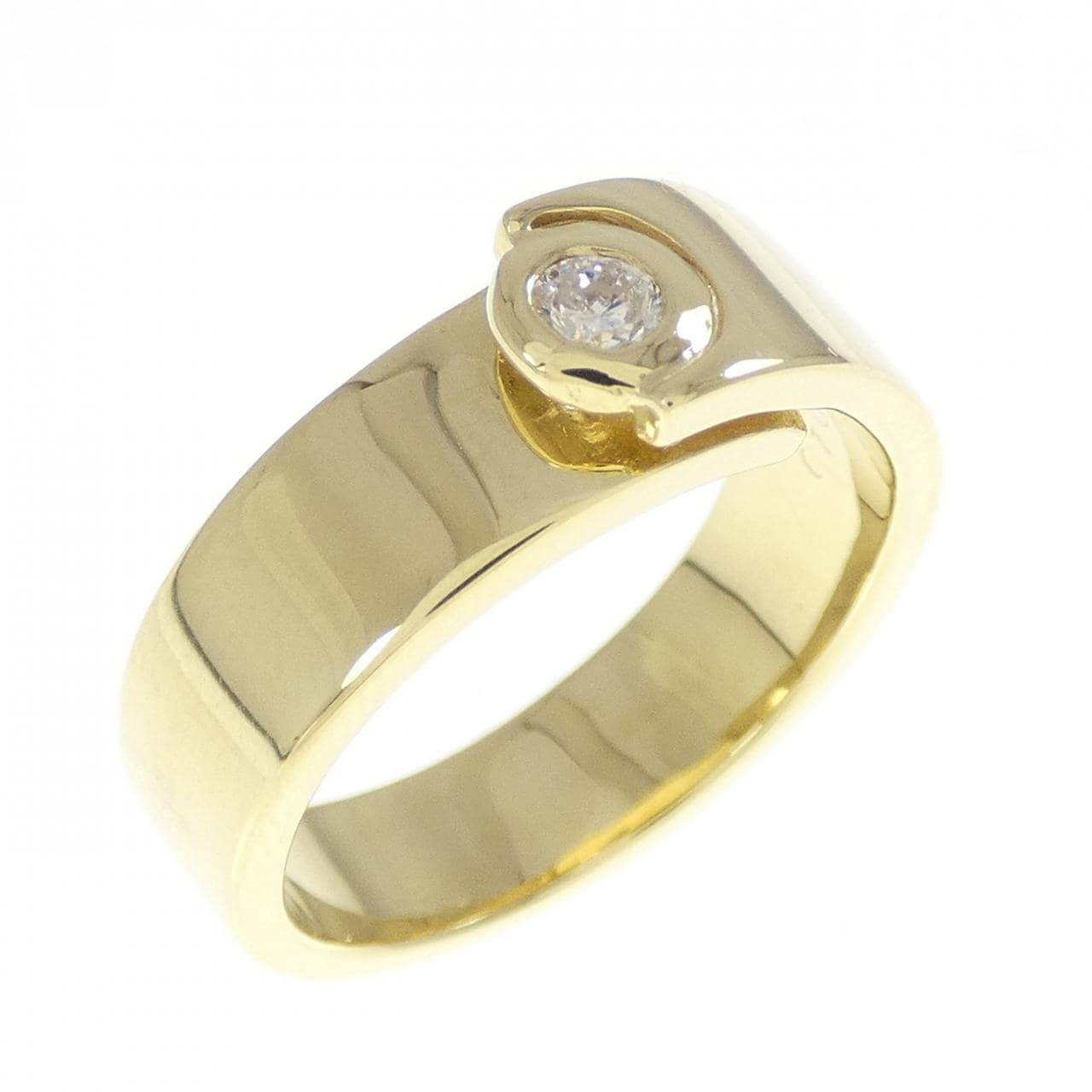K18YG ダイヤモンド リング 0.10CT