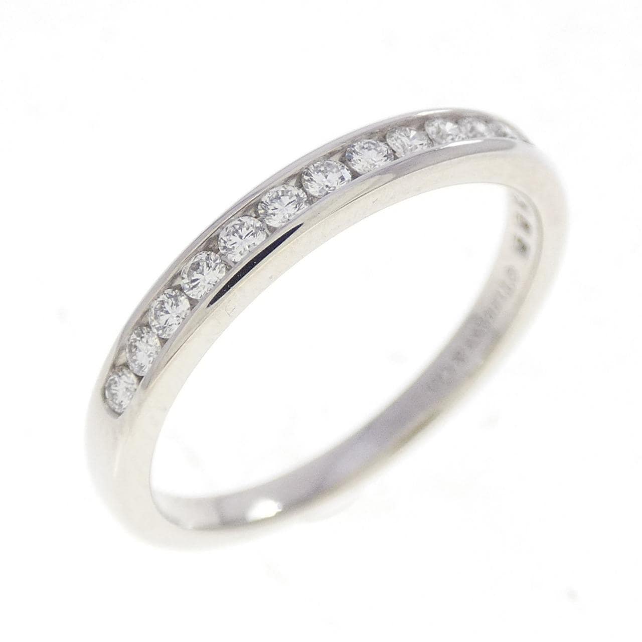 ティファニー ハーフサークル チャネルセッティング リング