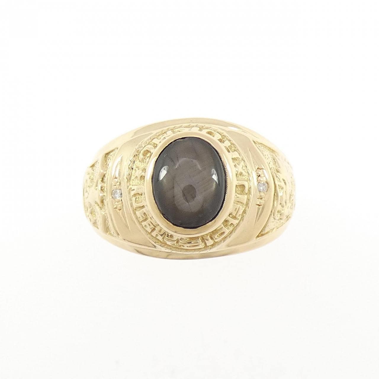 K18YG スターサファイヤ リング 2.00CT