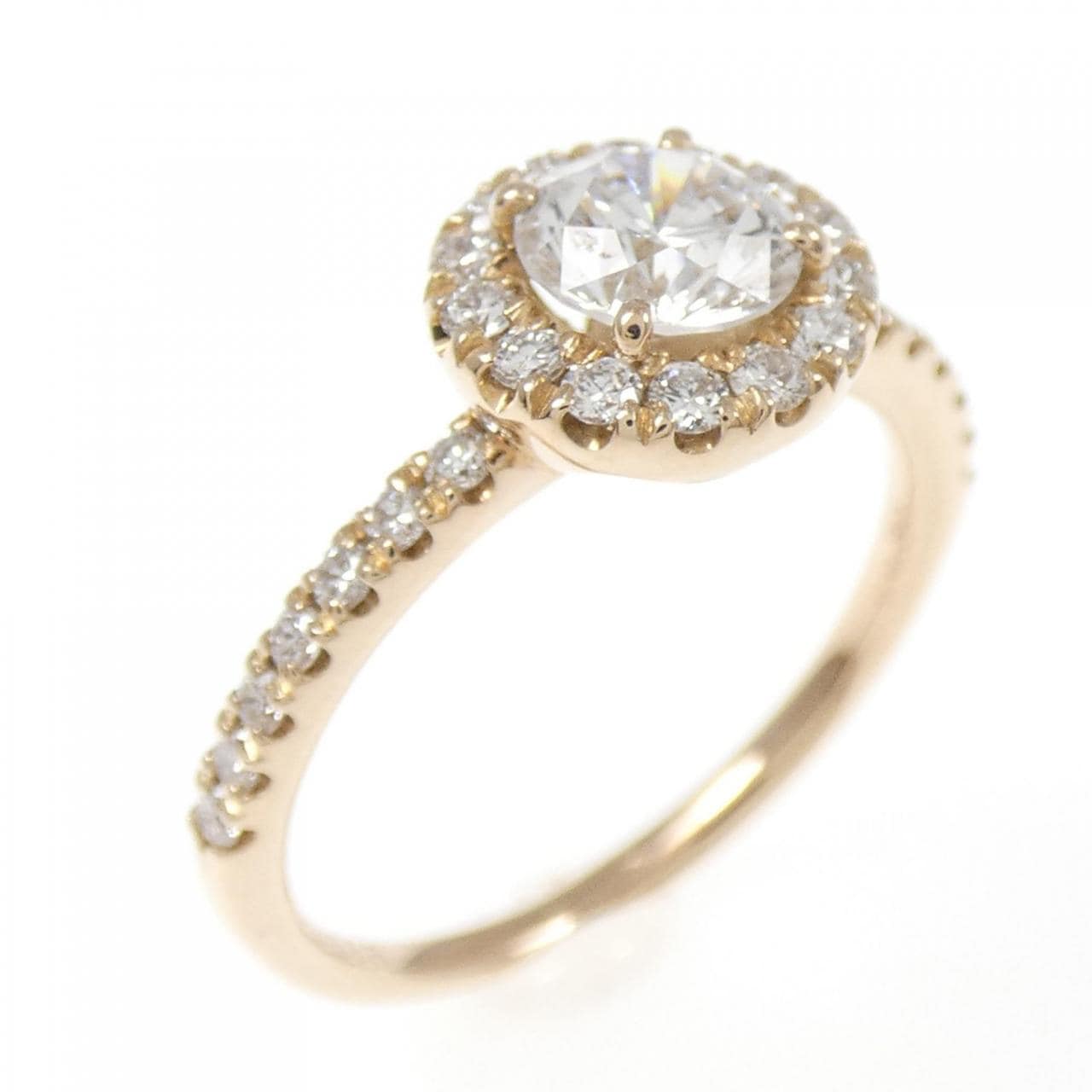 K18PG ダイヤモンド リング 0.583CT