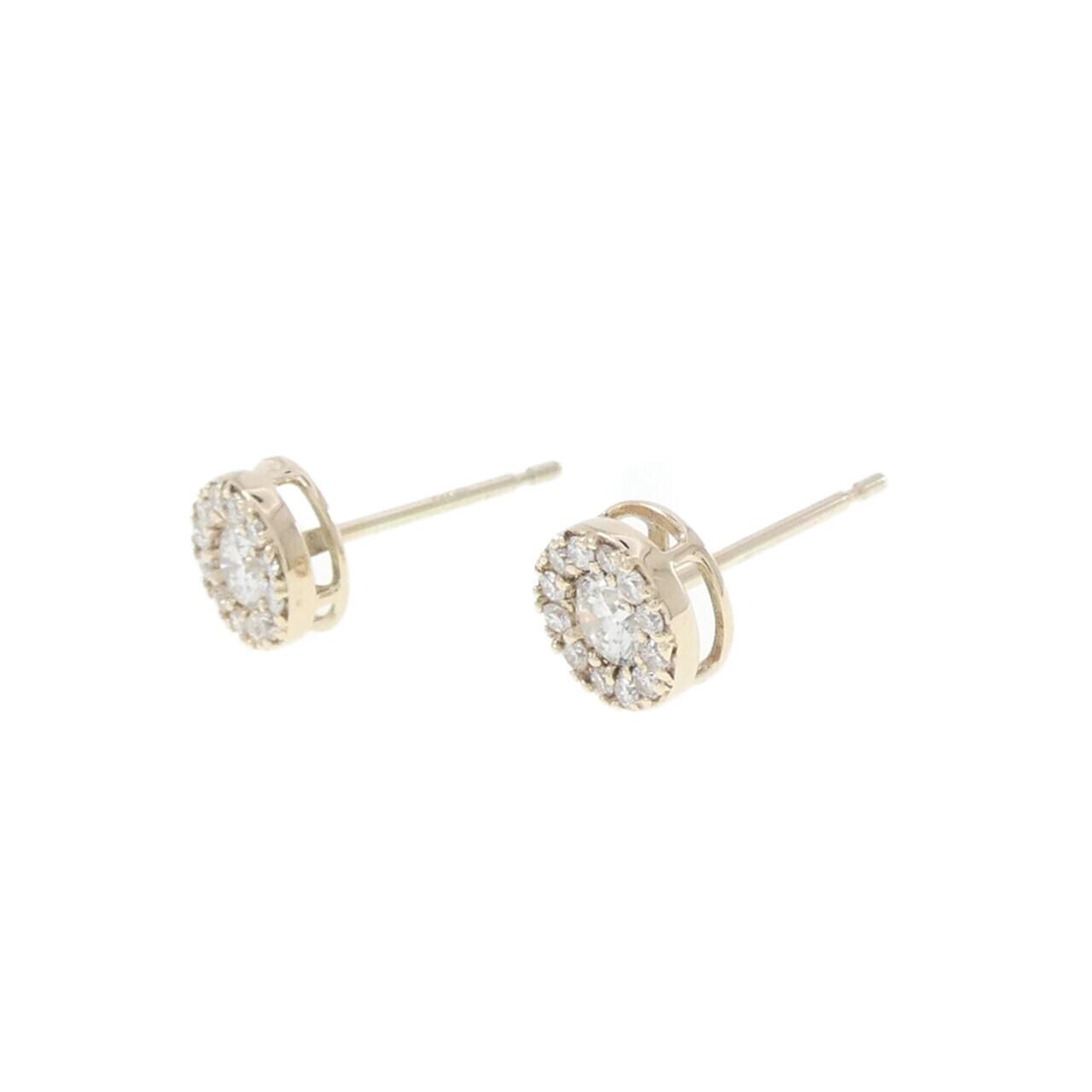 【リメイク】K10YG ダイヤモンド ピアス 0.30CT