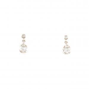 K18PG ダイヤモンド ピアス 0.226CT