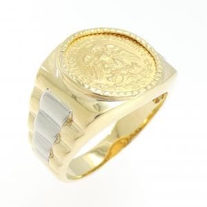 K18YG/PT900 リング