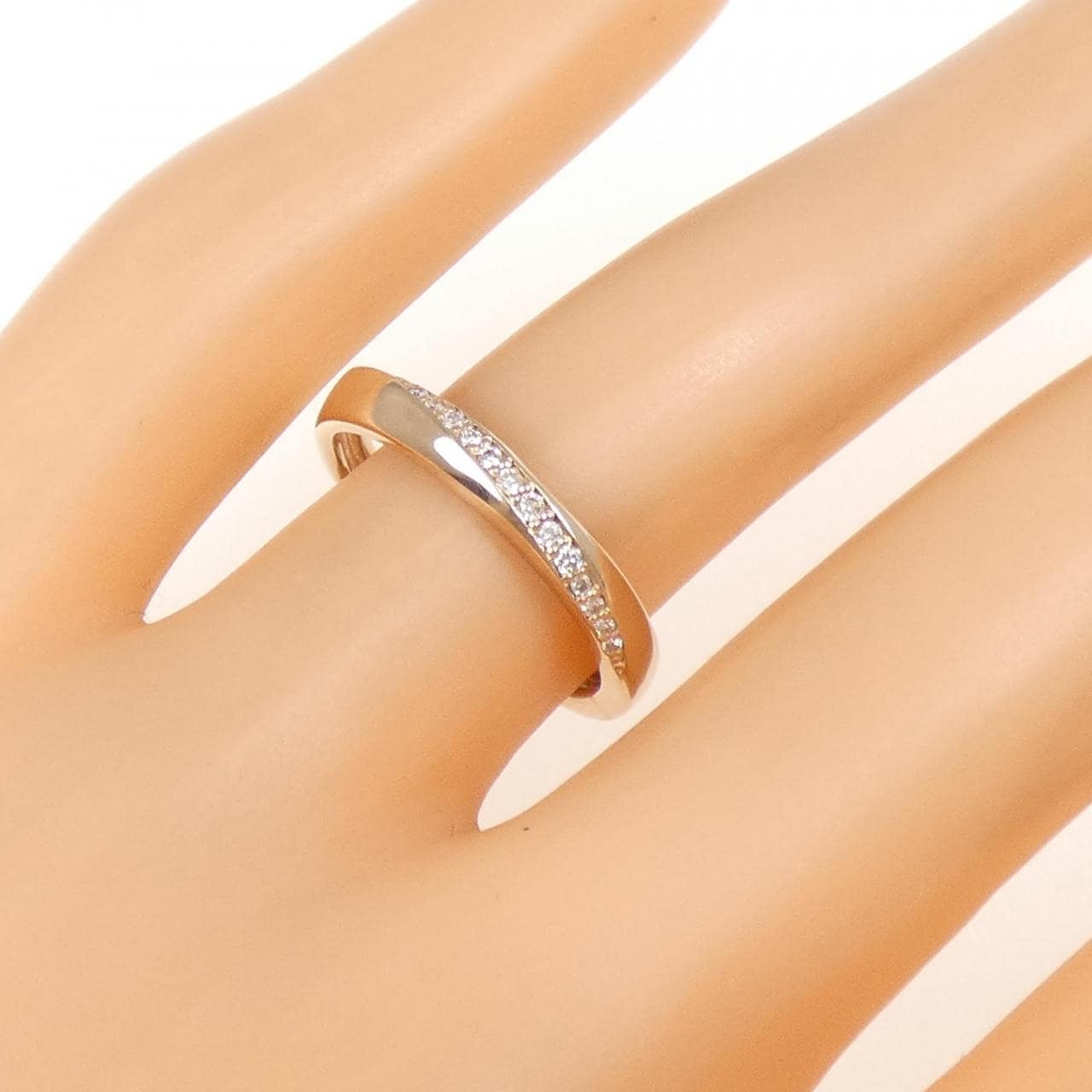 K18PG ダイヤモンド リング 0.07CT