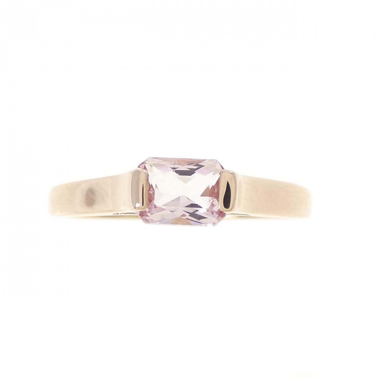 K18PG モルガナイト リング 0.40CT