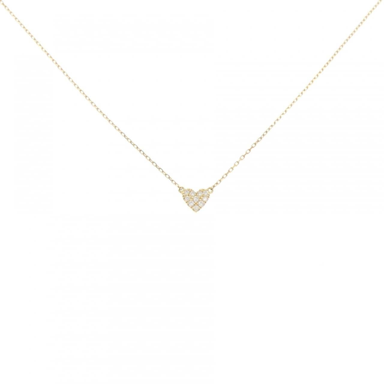 アーカー ハートパヴェ ネックレス 0.05CT