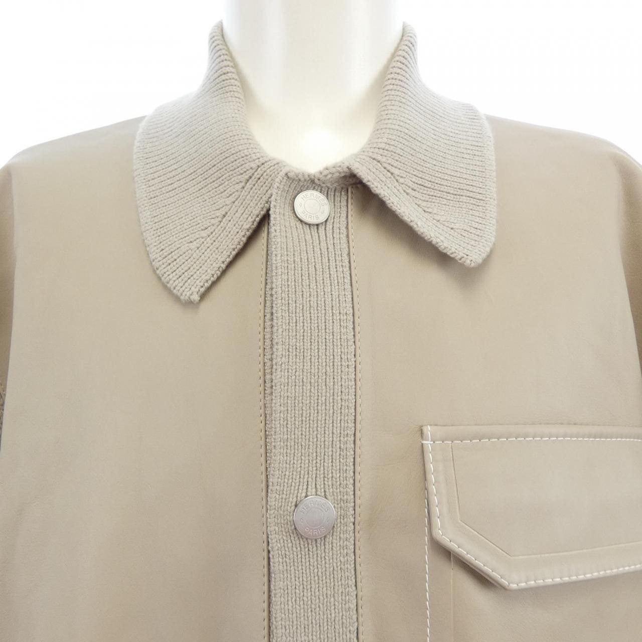 エルメス HERMES ブルゾン フロントレザー 657150HA ブルゾン