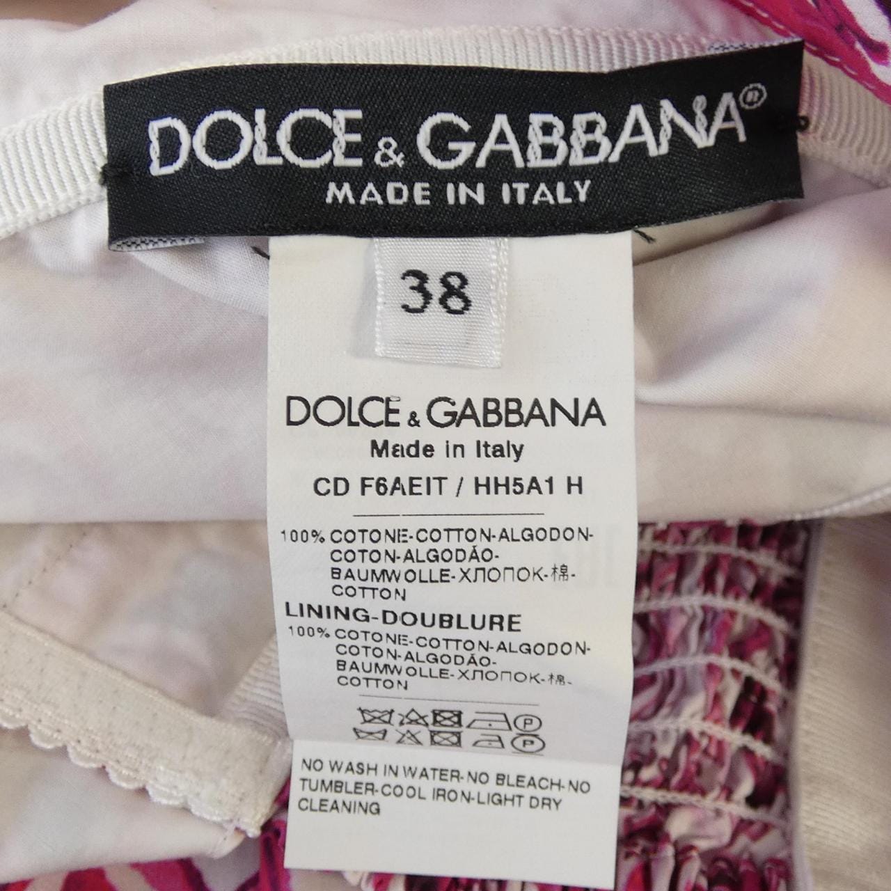 ドルチェアンドガッバーナ DOLCE&GABBANA F6AEIT/HH5A1 ワンピース